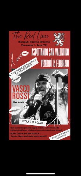 Vasco Live - The Red Lion Sava - Show Dinner