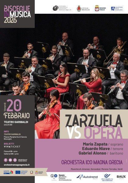 ZARZUELA vs OPERA - Bisceglie in Musica 2026