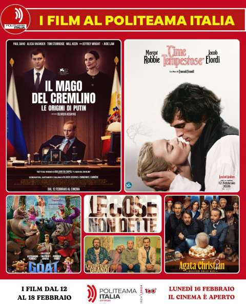 Cime Tempestose, Le cose non dette, Il mago del Cremlino e altri film