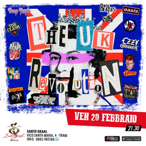 The U.K. Revolution band live a Trani