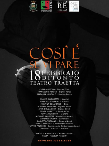 "Così è se vi pare", di Luigi Pirandello