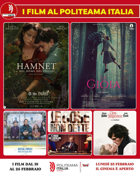 La Gioia, Hamnet, Cime Tempestose e altri film disponibili