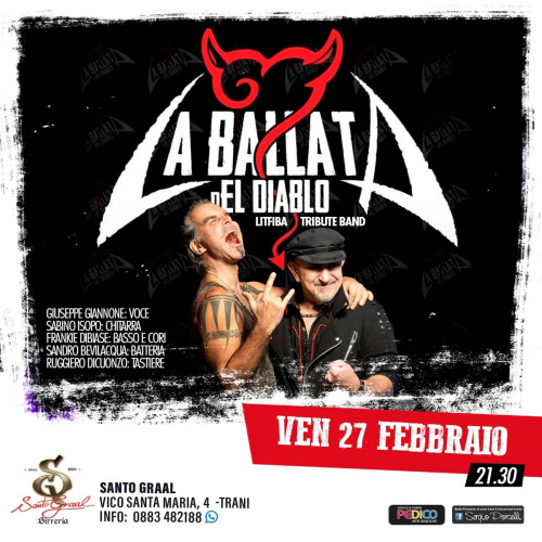 La BaLLata dEL DiabLo LITFIBA tribute band live a Trani