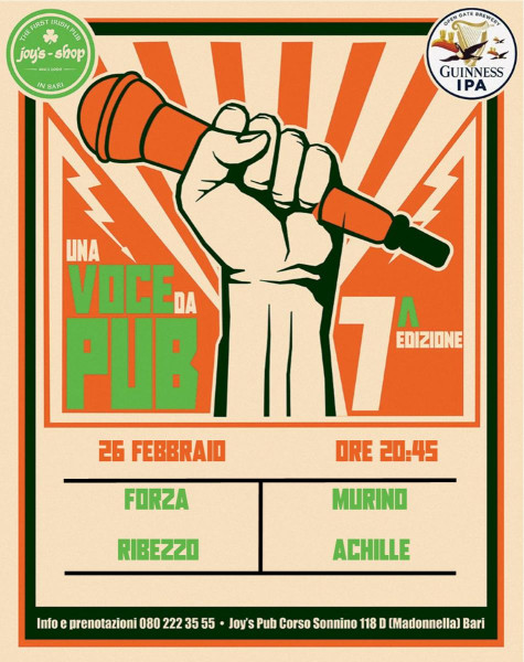 UNA VOCE DA PUB -7^ serata di Selezioni