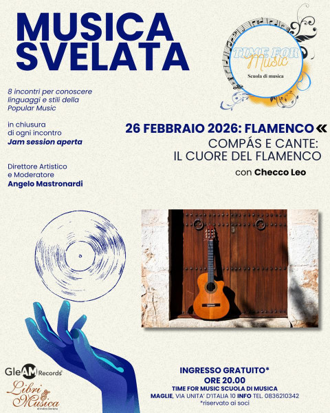 Musica Svelata: ultimo appuntamento con il flamenco