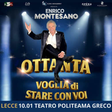 Enrico Montesano Ottanta Voglia di Stare con voi