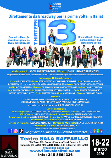 13 Thirteen Il Musical