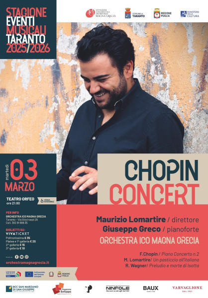 CHOPIN CONCERT Giuseppe Greco & l'Orchestra ICO della Magna Grecia