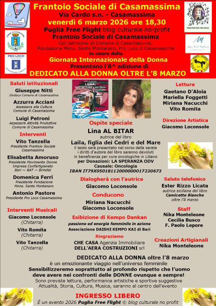 Dedicato alla Donna oltre l'8 marzo