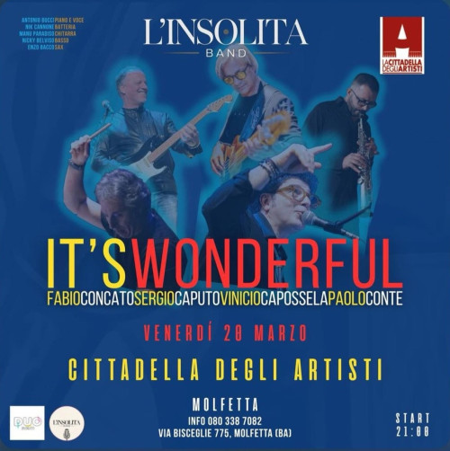 Antonio Bucci e l'Insolita band in "It’s Wonderful"