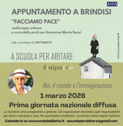 Domenica 1° Marzo Walkscape Urbano "Facciamo pace"