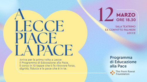 Programma Educazione alla Pace: Open Day a Lecce