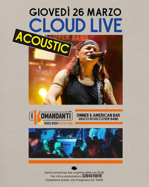 I Komandanti - Vasco Rossi Cover band live at Cloud