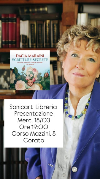 Dacia Maraini alla Sonicart B-Side