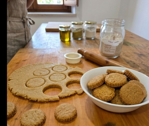 Biscotti vegani. Sosteniamo l'ambiente.