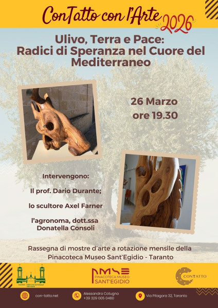 "Ulivo, Terra e Pace! Radici di speranza nel Cuore del Mediterraneo"