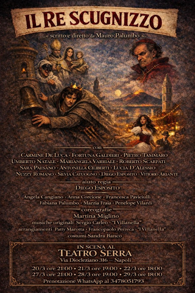 "Il Re scugnizzo" al Teatro Serra in scena gli allievi