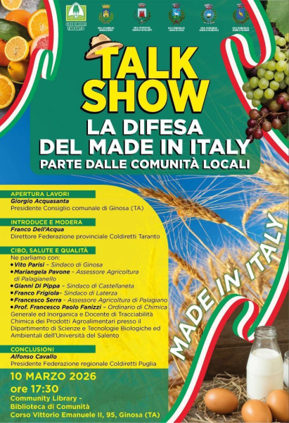 La difesa del Made in Italy parte dalle comunità locali