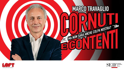 Marco Travaglio in Cornuti e contenti