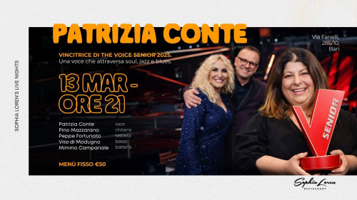 Patrizia Conte - The Voice Senior LIVE |cena musicale