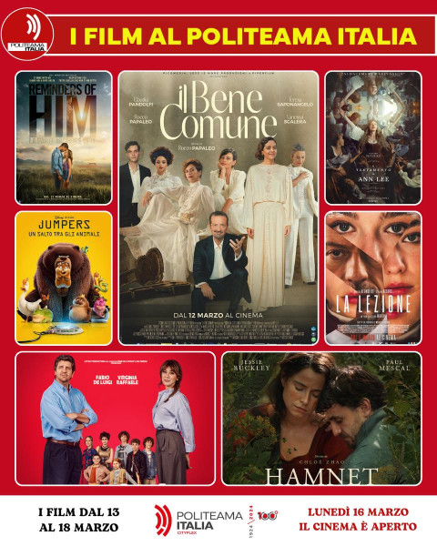 Il Bene Comune, Jumpers, Hamnet e altri film