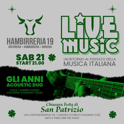 SAN PATRIZIO  LIVE MUSIC
