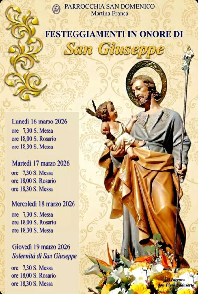 Triduo in onore di San Giuseppe