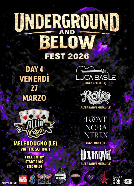 UNDERGROUND AND BELOW FEST - Day4 @ ALLIN CAFÈ