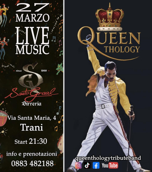 Queenthology Tribute Band live a Trani