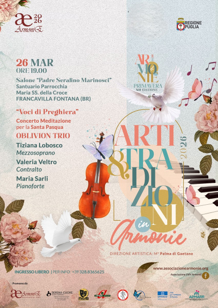 Voci di Preghiera per Arti e Tradizioni in ArmoniE