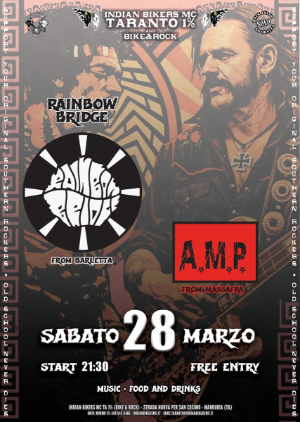 RAINBOW BRIDGE + A.M.P. live at BIKE & ROCK