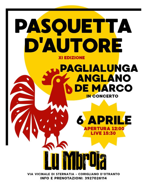 Pasquetta con Paglialunga - Anglano - De Marco