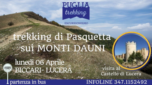 TREKKING DI PASQUETTA SUI MONTI DAUNI e visita di Lucera