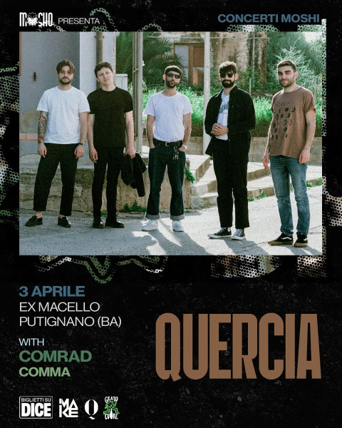 QUERCIA Live all'Ex Macello Putignano | with COMRAD, COMMA