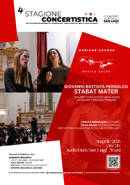 MUSICAE SACRAE - STABAT MATER: il dolore del Mondo
