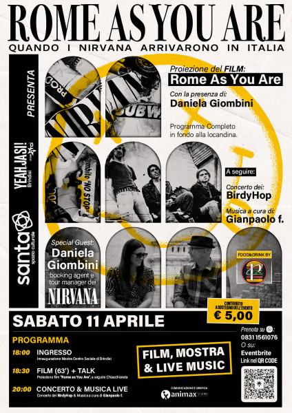 ROME AS YOU ARE: Il Grunge arriva al Santa!