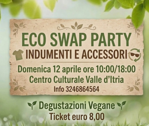 Eco Swap Party. Scambio gratuito...sostenibile.
