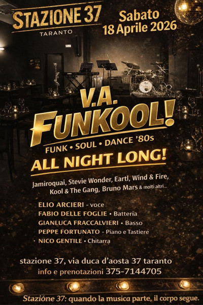 Funkool: Non è un concerto. È una scarica di groove