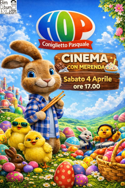 HOP CONIGLIETTO PASQUALE x Cinema con Merenda
