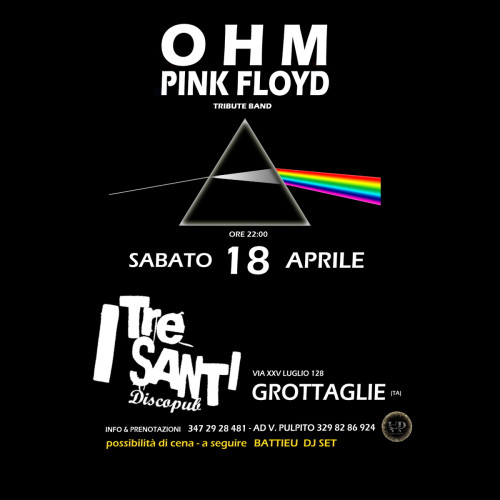 OHM PINK FLOYD live pub