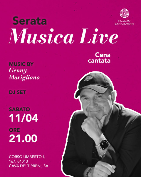EVENTI AL PALAZZO: Genny Marigliano