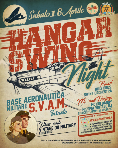 Hangar Swing Night con Billy Bros. Swing Orchestra