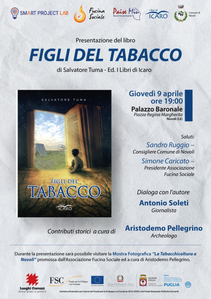 A Novoli la presentazione di "Figli del Tabacco": un viaggio tra storia e memoria nel cuore del Salento