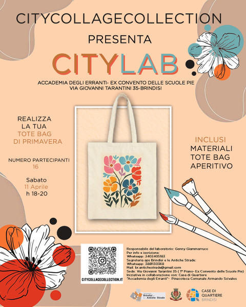 Primavera in Arte: All’Accademia degli Erranti  arriva il Workshop di Pittura su Tote Bag