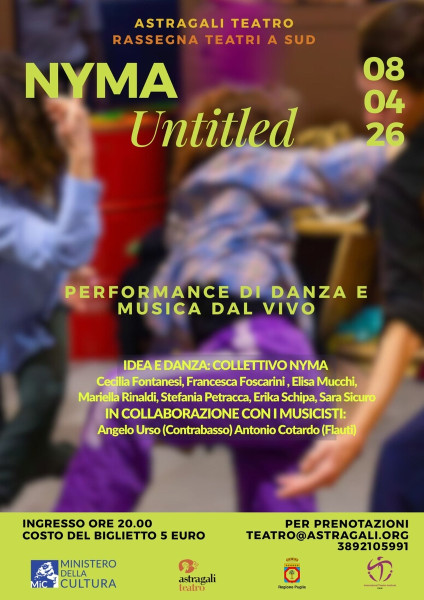La Sala Astràgali Teatro ospita "Untitled", performance che intreccia danza contemporanea e musica dal vivo