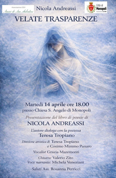 VELATE TRASPARENZE -  autore poesie di Nicola Andreassi