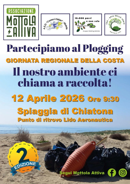 Giornata Regionale della Costa - Plogging a Chiatona