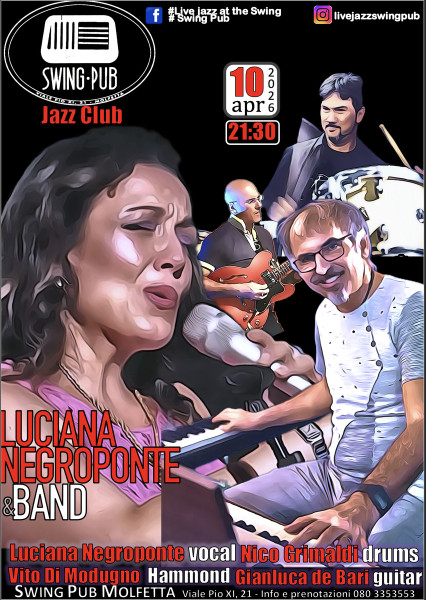 Live Jazz - Luciana Negroponte Vito Di Modugno Soul quartet