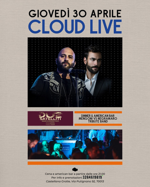 Due Satelliti - Mengoni vs Negramaro tribute band live at Cloud