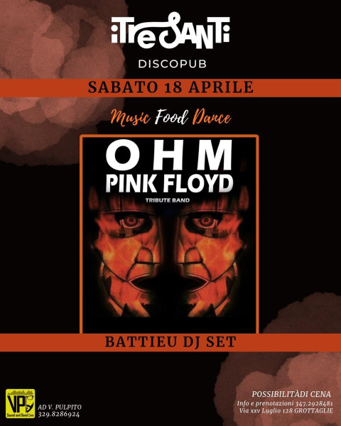 Ohm Pink Floyd live + Dj set